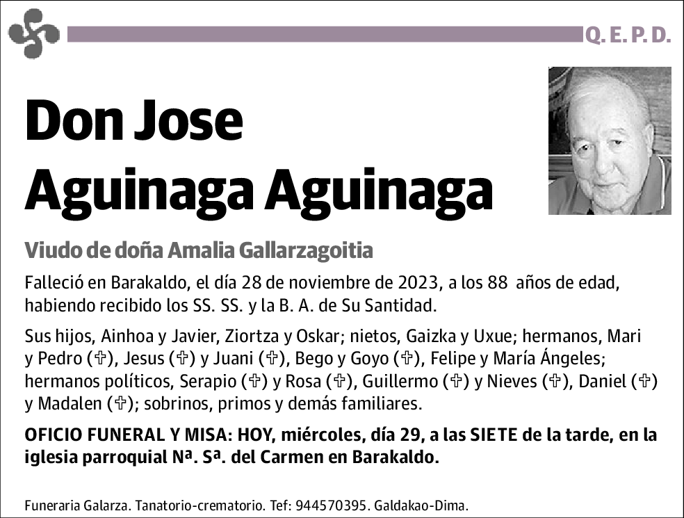 Jose Aguinaga Aguinaga