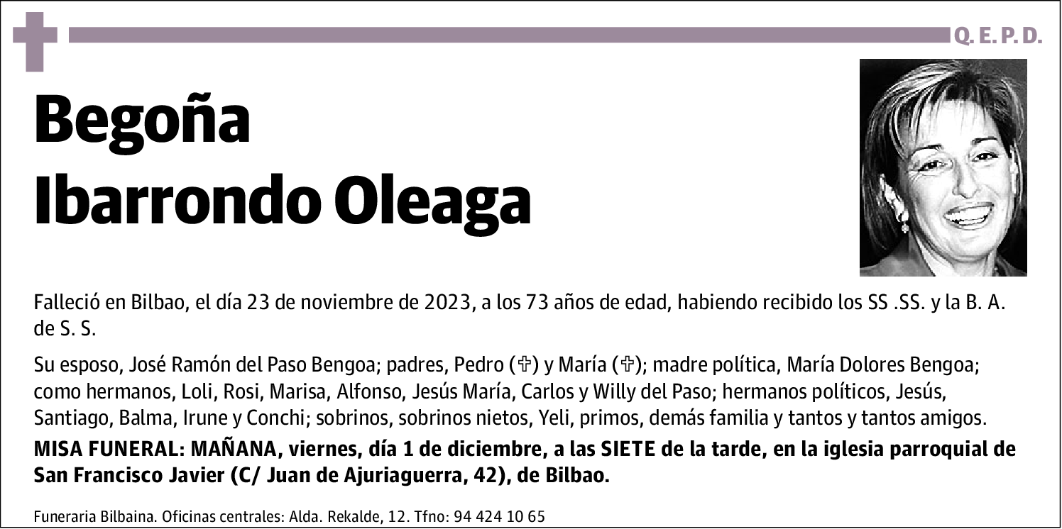 Begoña Ibarrondo Oleaga