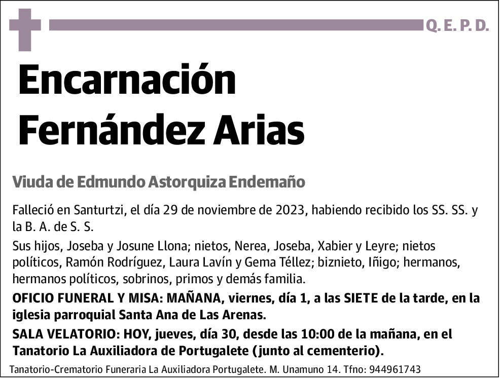 Encarnación Fernández Arias