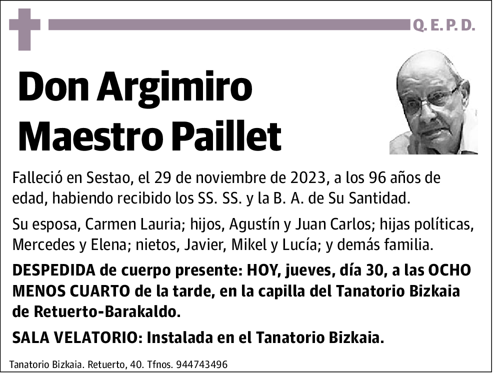 Argimiro Maestro Paillet