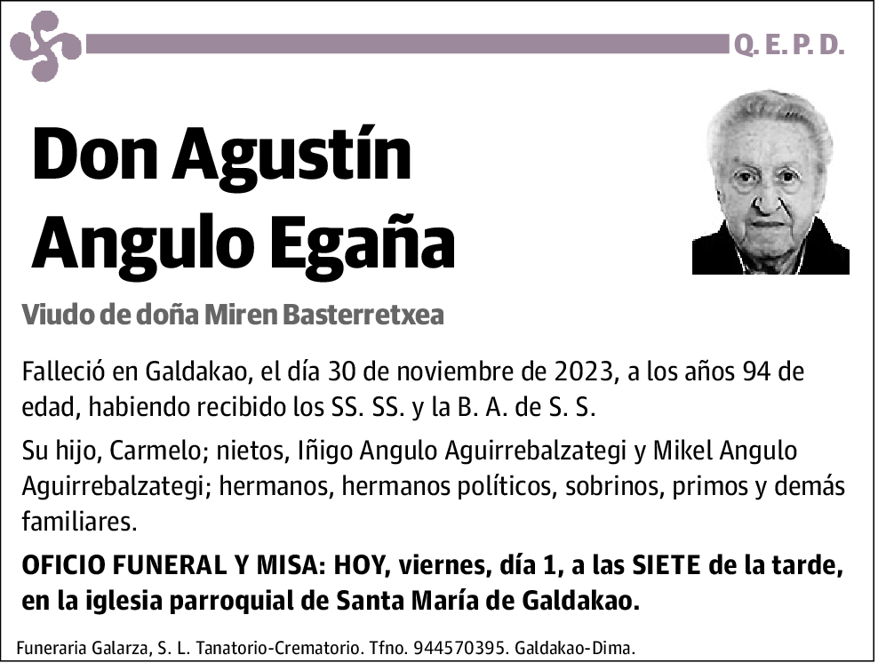 Agustín Angulo Egaña