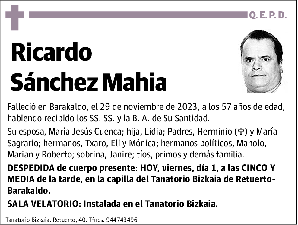 Ricardo Sánchez Mahia