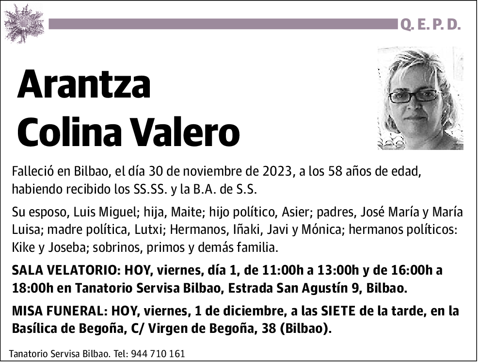 Arantza Colina Valero