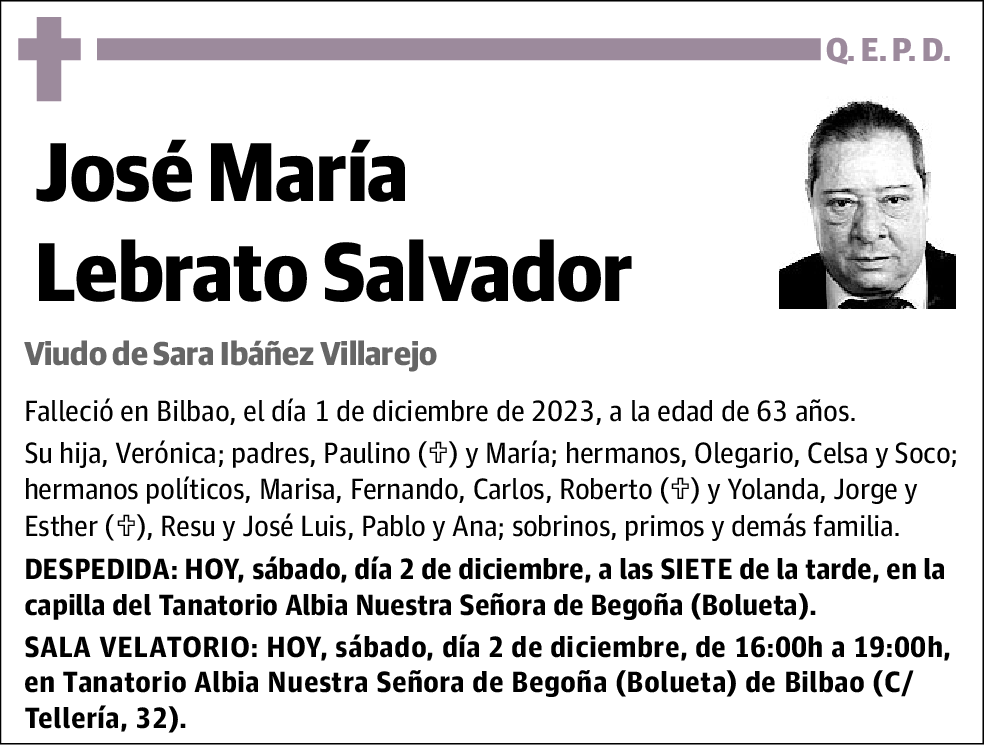 Jose María Lebrato Salvador