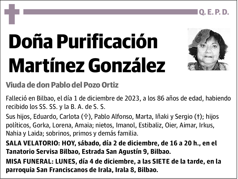 Purificación Martínez González