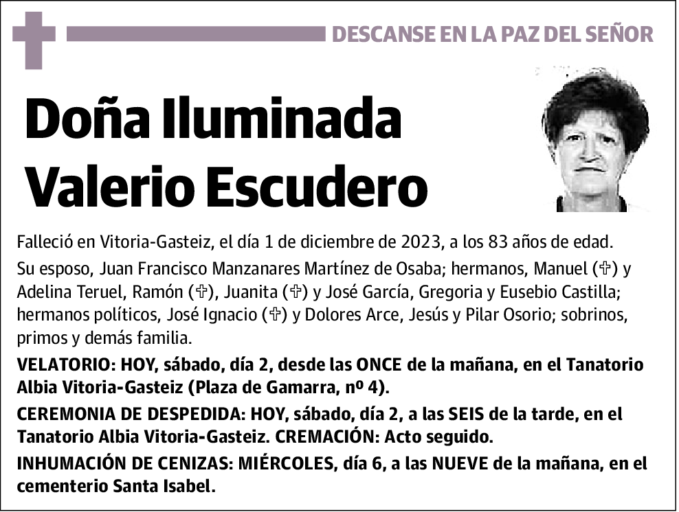 Iluminada Valerio Escudero