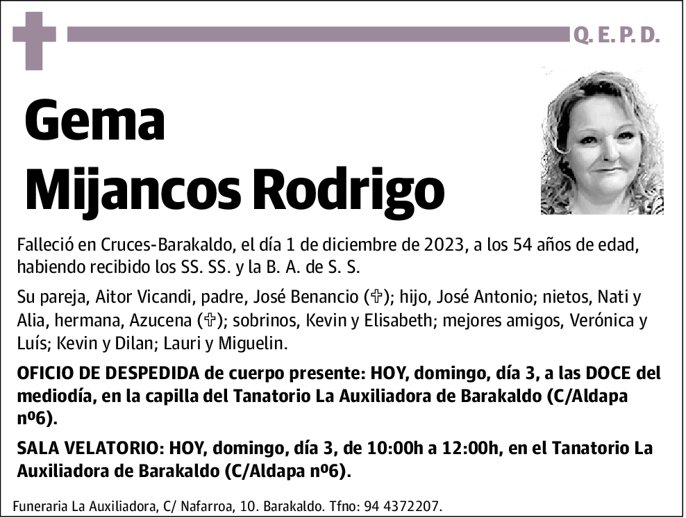 María Gema Mijancos Rodrigo