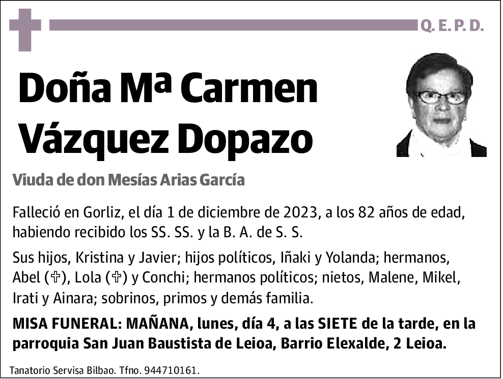 Mª Carmen Vázquez Dopazo