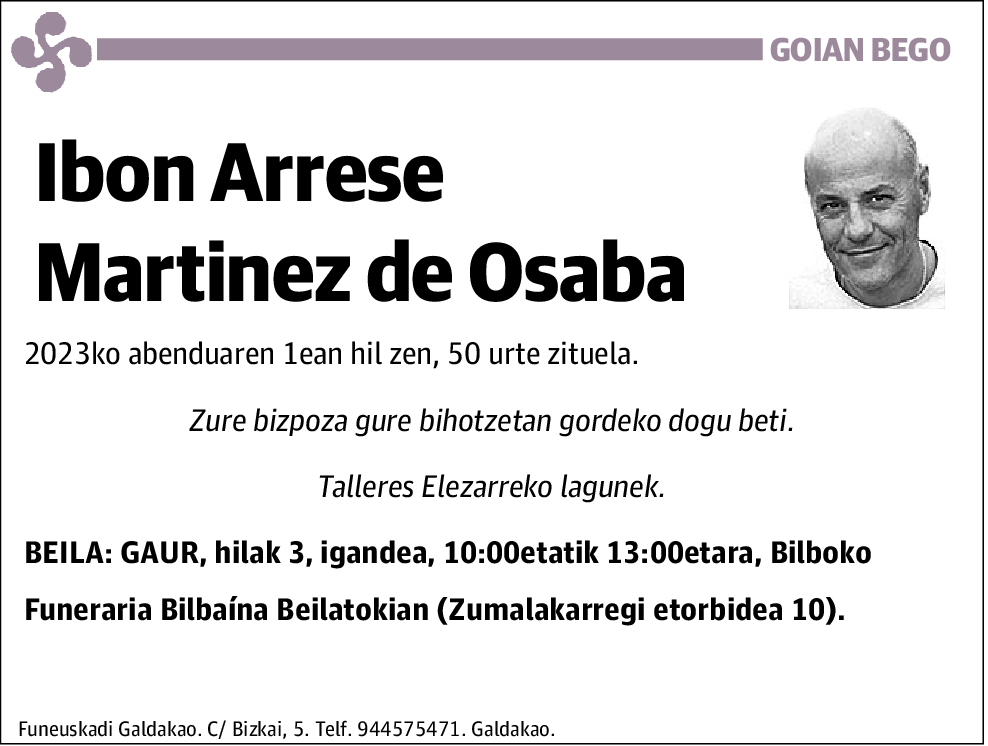 Ibon Arrese Martinez de Osaba