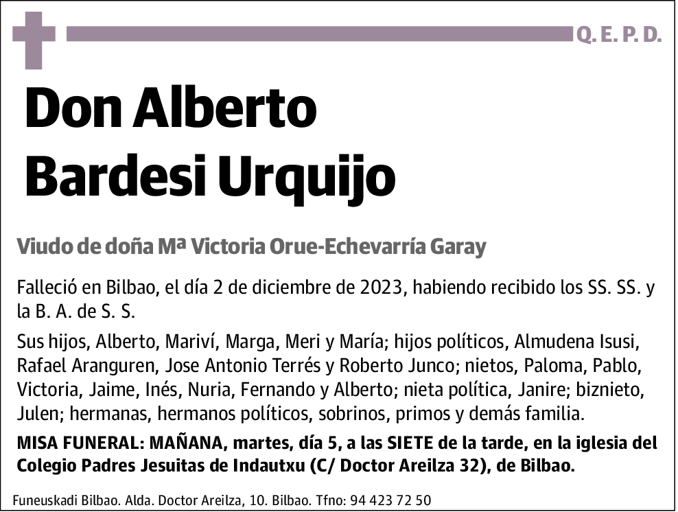 Alberto Bardesi Urquijo