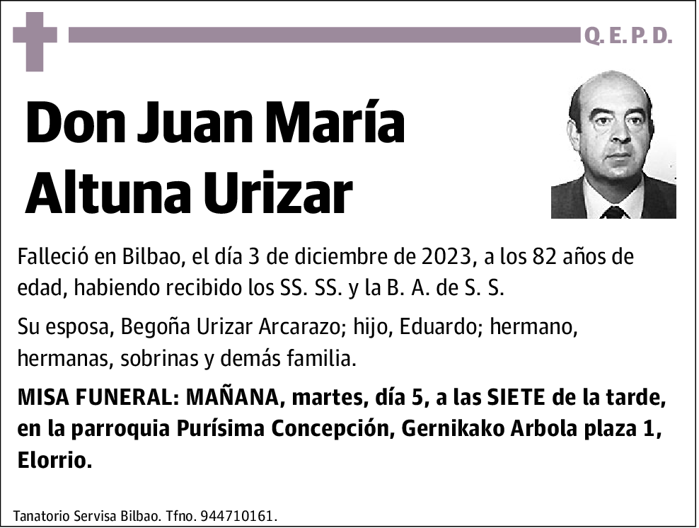 Juan María Altuna Urizar