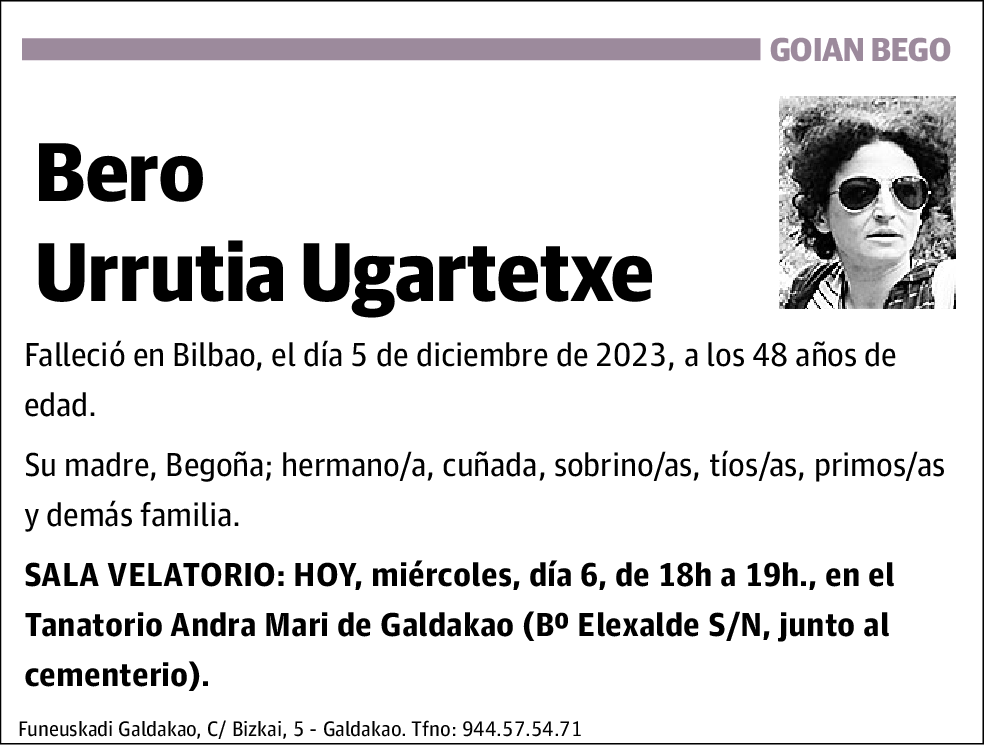 Bero Urrutia Ugaretxe