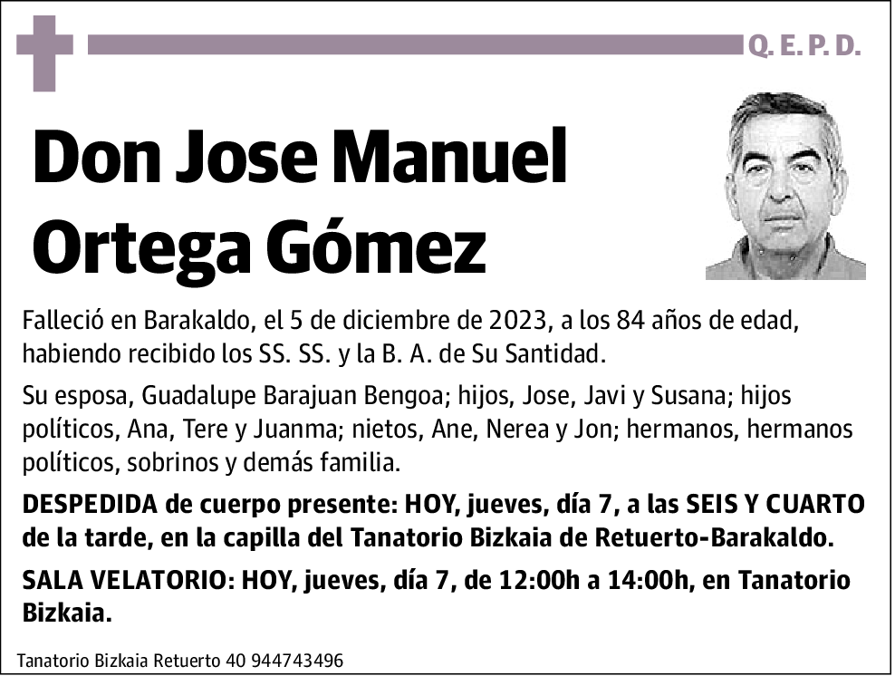 Jose Manuel Ortega Gómez