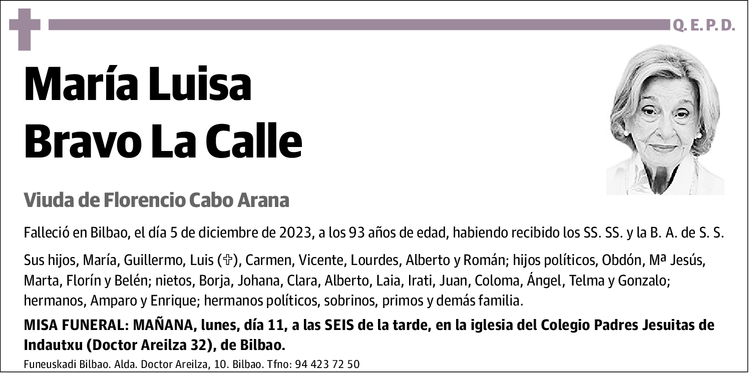 María Luisa Bravo La Calle