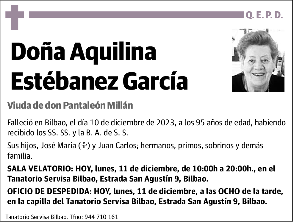 Aquilina Estébanez García