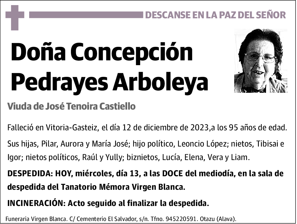 Concepción Pedrayes Arboleya