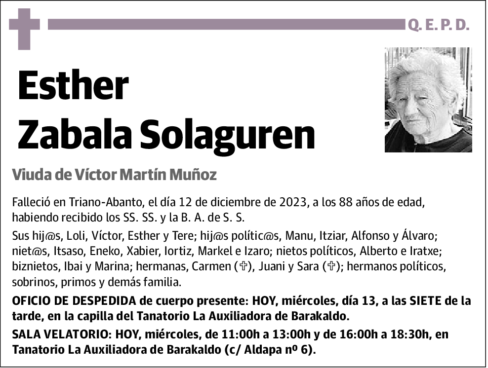 Esther Zabala Solaguren