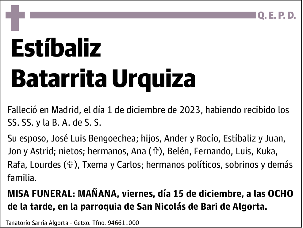 Estíbaliz Batarrita Urquiza