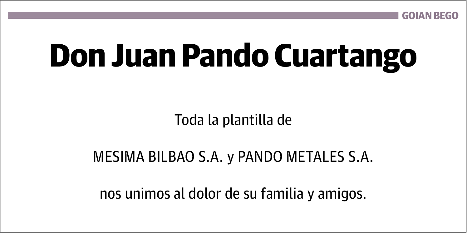 Juan Pando Cuartango