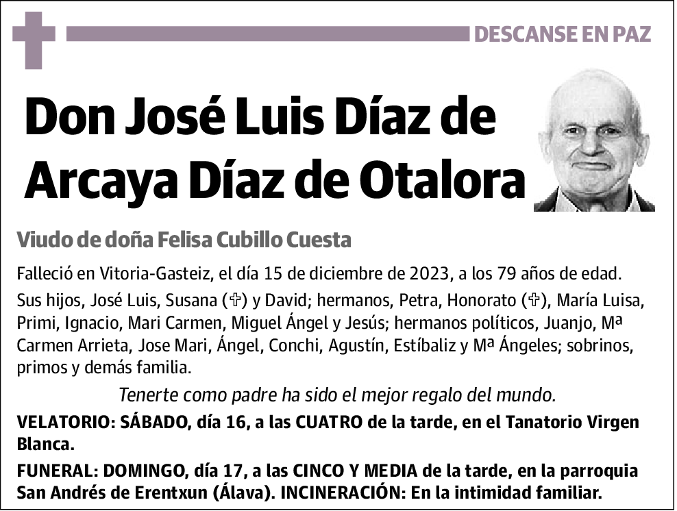 José Luis Díaz de Arcaya Díaz de Otalora
