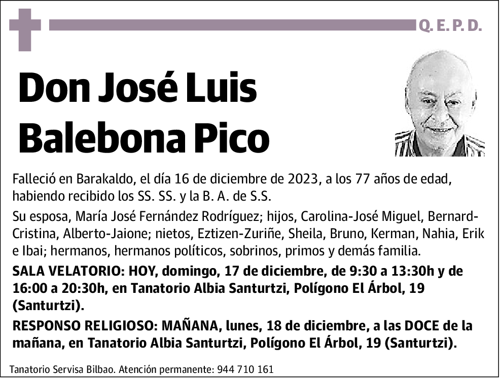 José Luis Balebona Pico