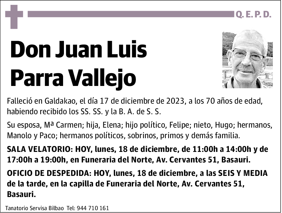 Juan Luis Parra Vallejo