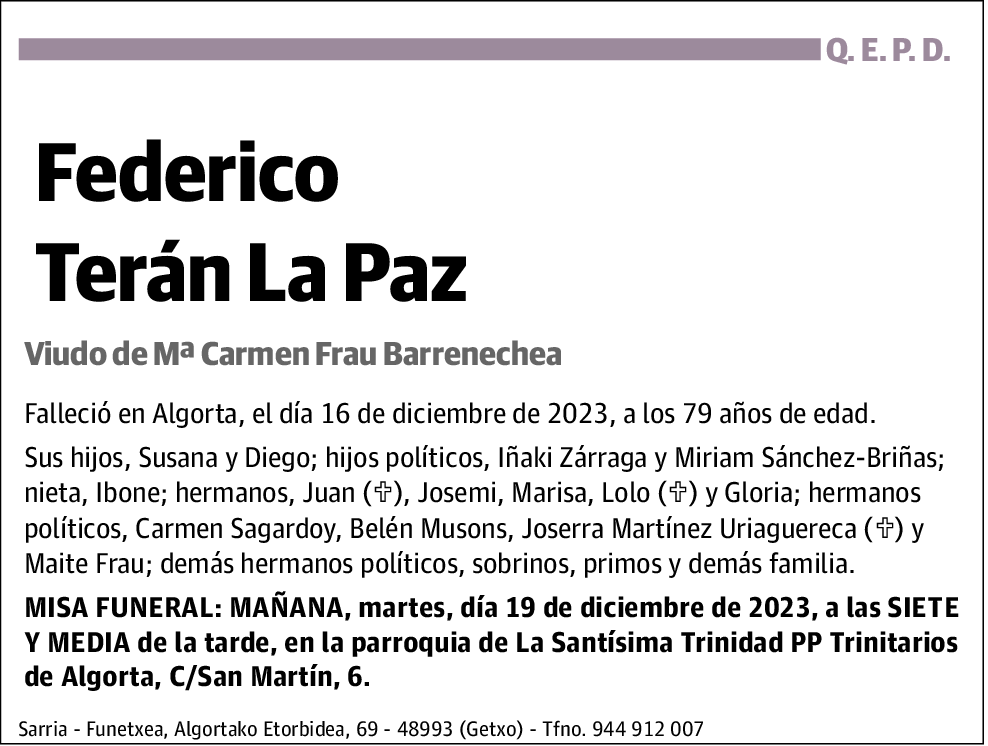 Federico Teran La Paz