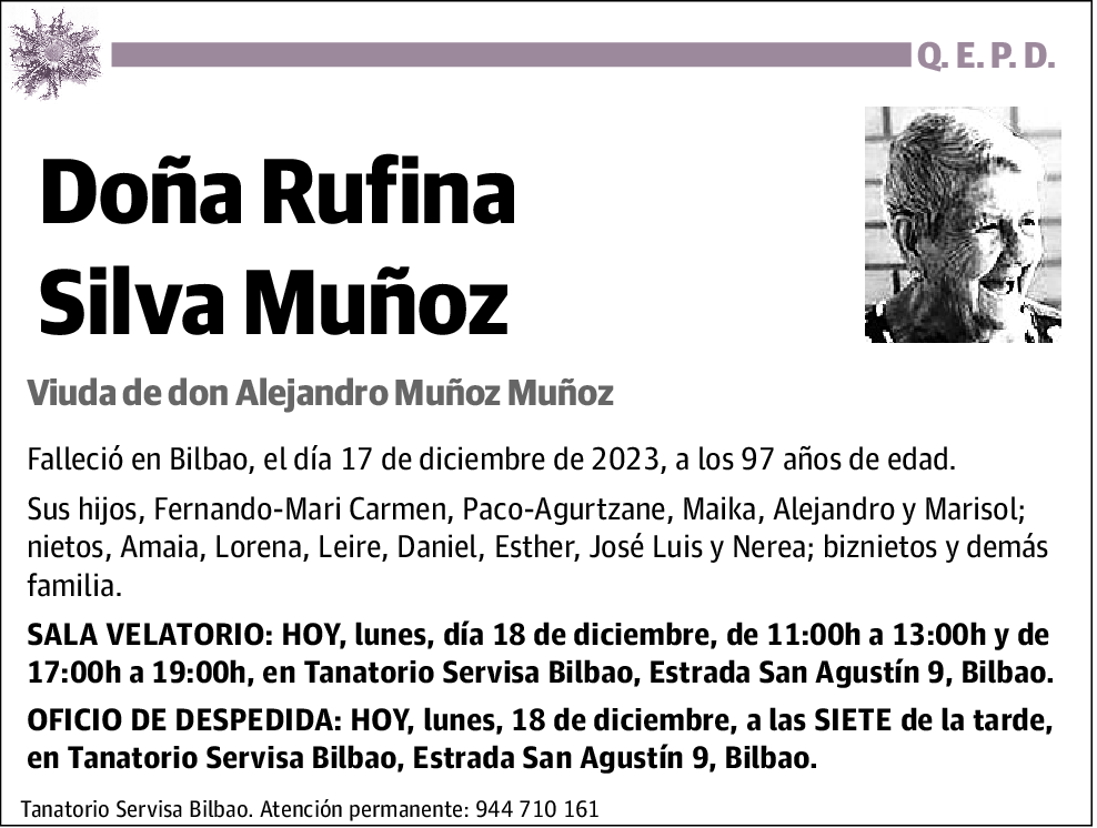 Rufina Silva Muñoz