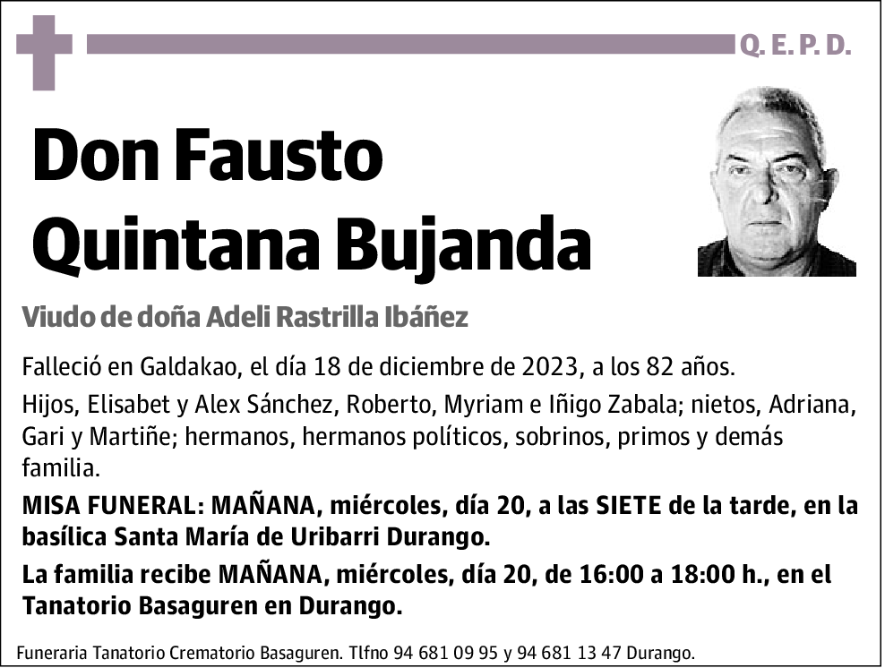 QUINTANA BUJANDA,FAUSTO