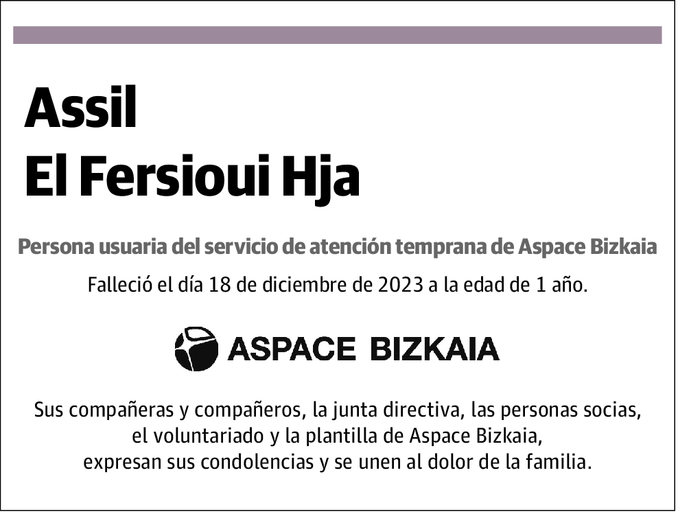 EL FERSIOUI HJA,ASSIL