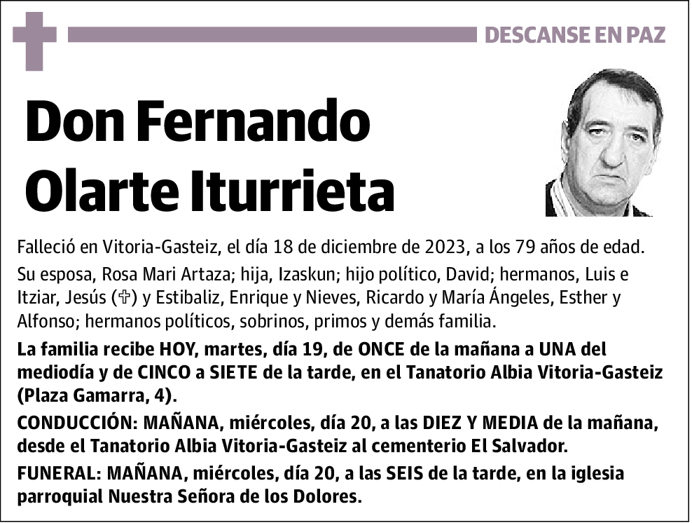 OLARTE ITURRIETA,FERNANDO