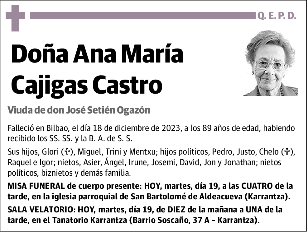 CAJIGAS CASTRO,ANA MARÍA