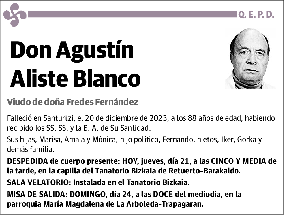 Agustín Aliste Blanco