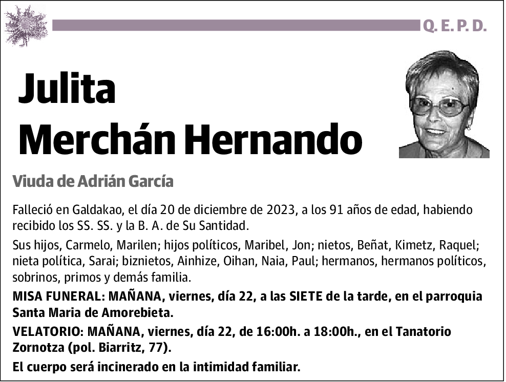 Julita Merchan Hernando