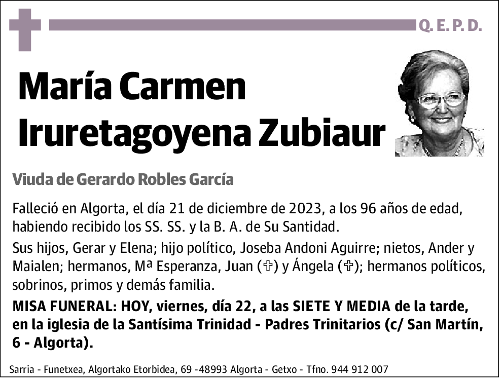 María Carmen Iruretagoyena Zubiaur