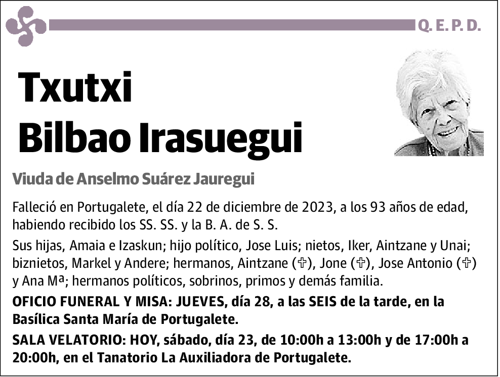 Txutxi Bilbao Irasuegui