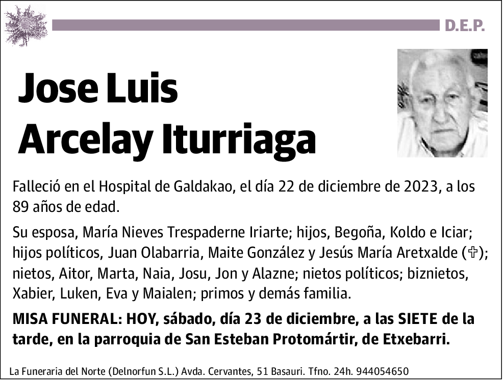 Jose Luis Arcelay Iturriaga