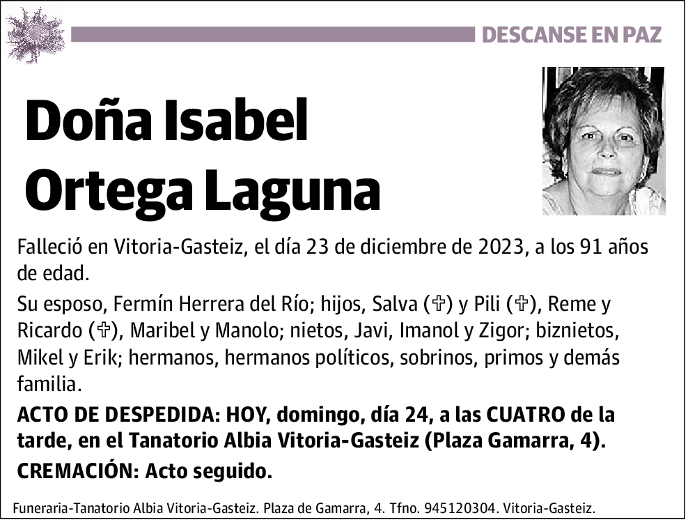 Isabel Ortega Laguna