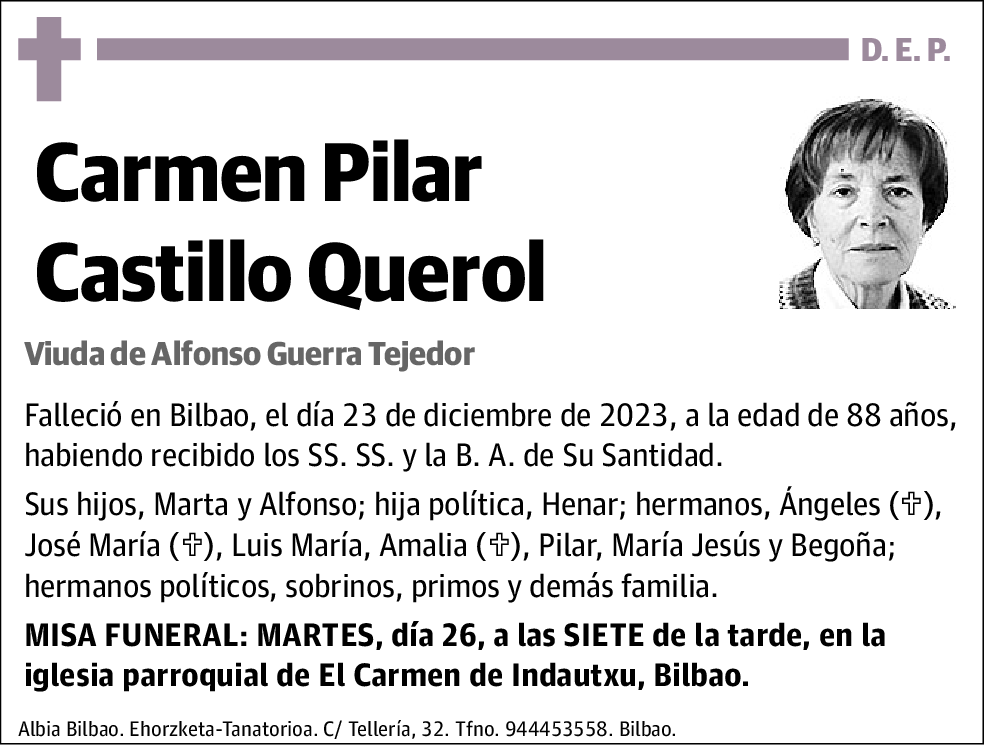 Carmen Pilar Castillo Querol