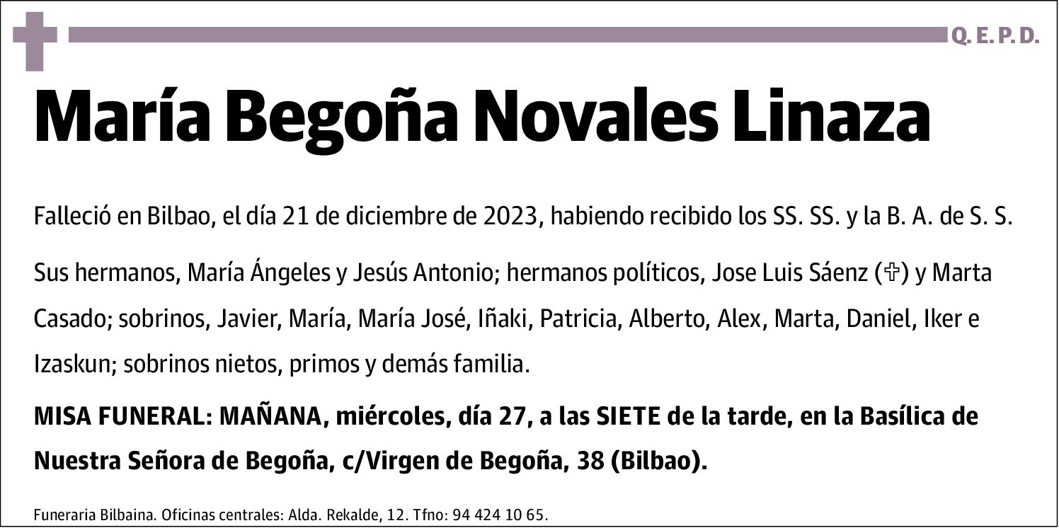 María Begoña Novales Linaza