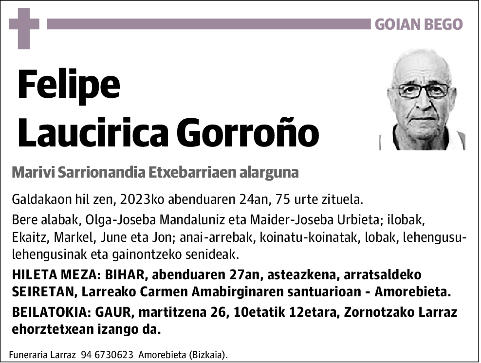 Felipe Laucirica Gorroño