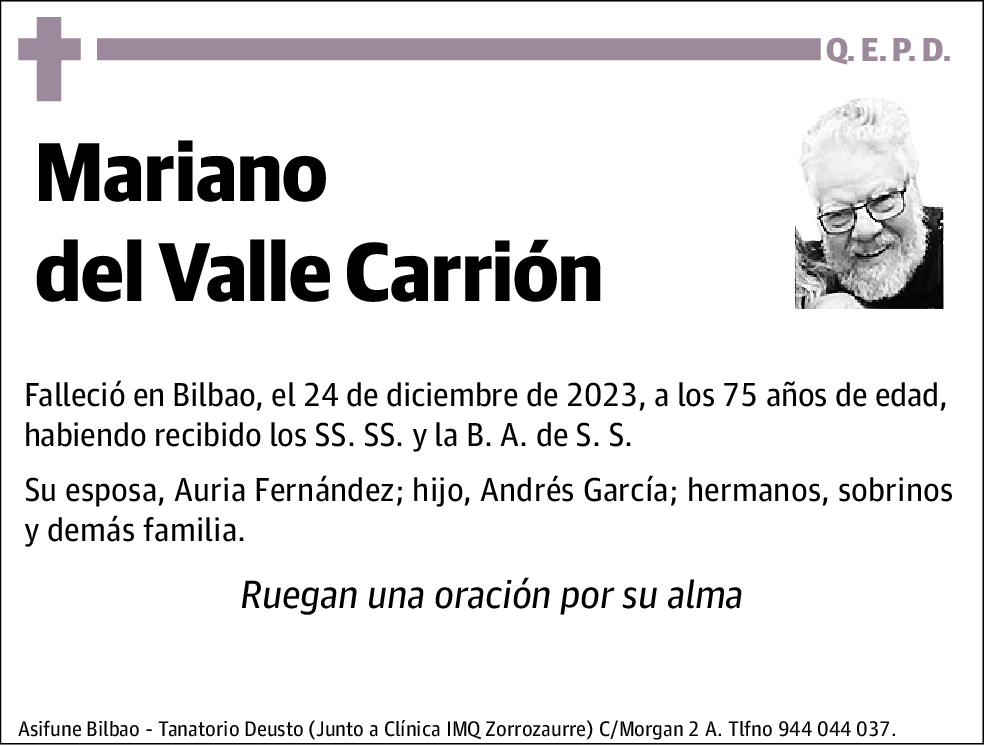 Mariano del Valle Carrión