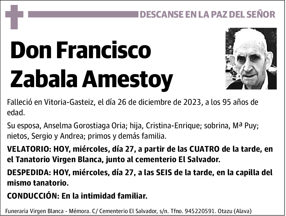 Francisco Zabala Amestoy