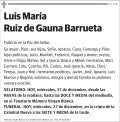 Luis María Ruiz de Gauna Barrueta