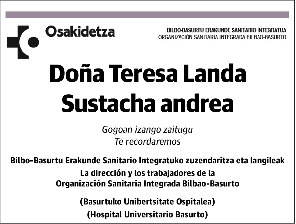 Teresa Landa Sustacha