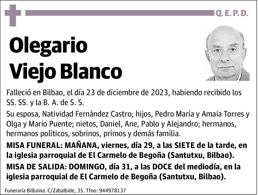 Olegario Viejo Blanco