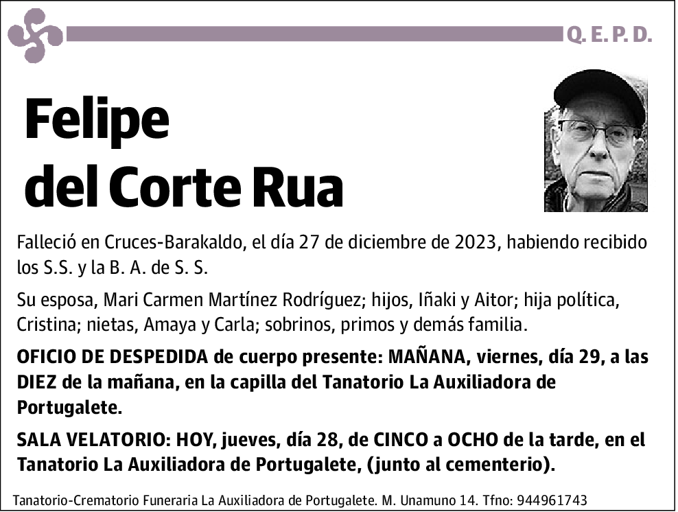 Felipe del Corte Rua