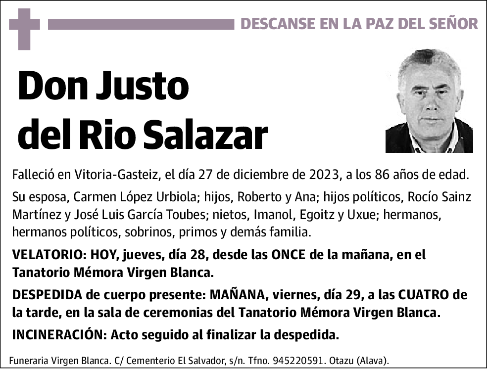 Justo del Rio Salazar