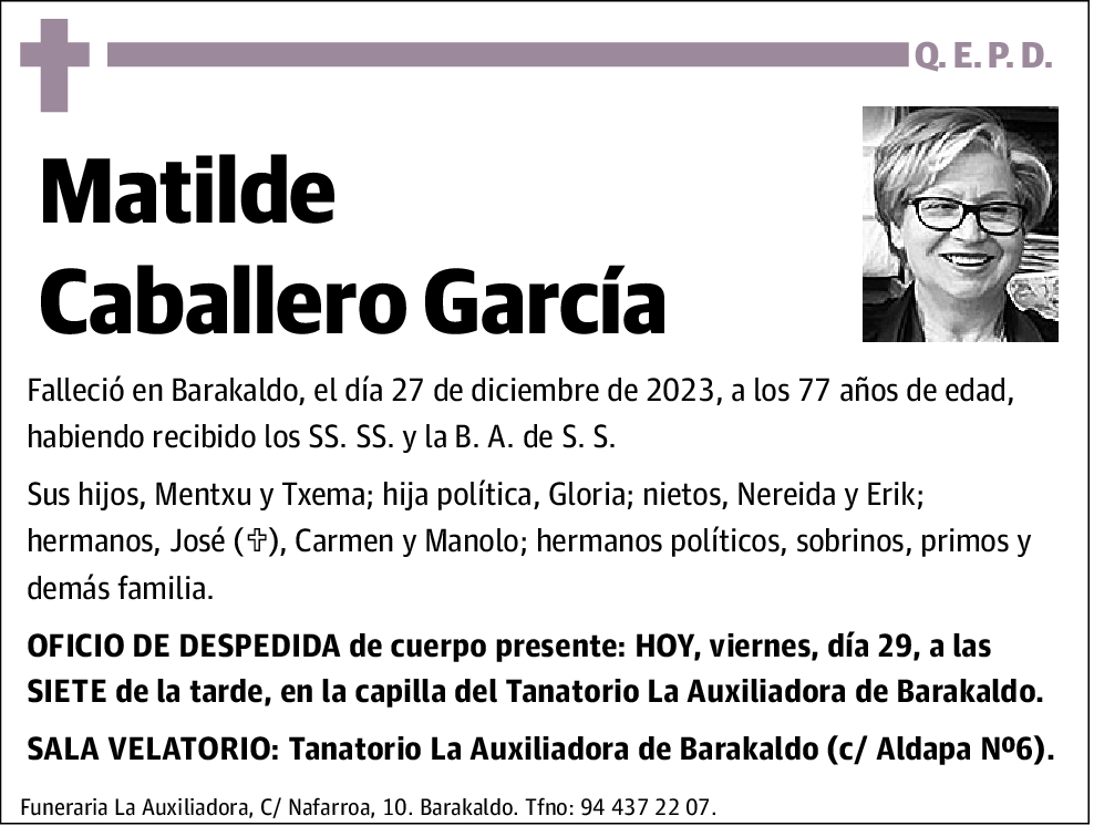 Matilde Caballero García