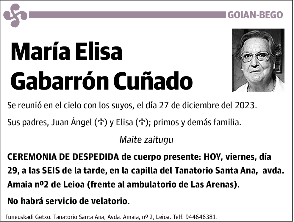 María Elisa Gabarrón Cuñado